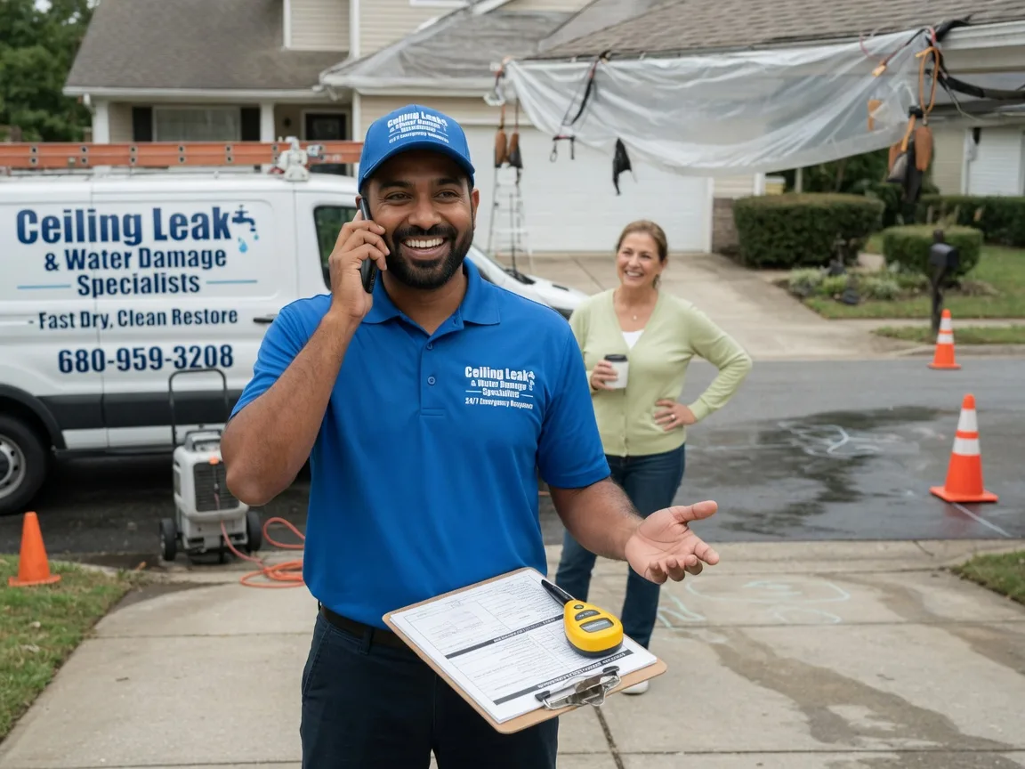 Ceiling Leak Cleanup Birchleaf, VA FAQs